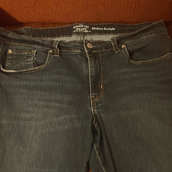 Levi’s signature women’s blue jeans size 18 WS modern Street - Picture 3 of 8